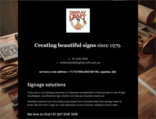 Tablet Screenshot of displaycraft.com.au
